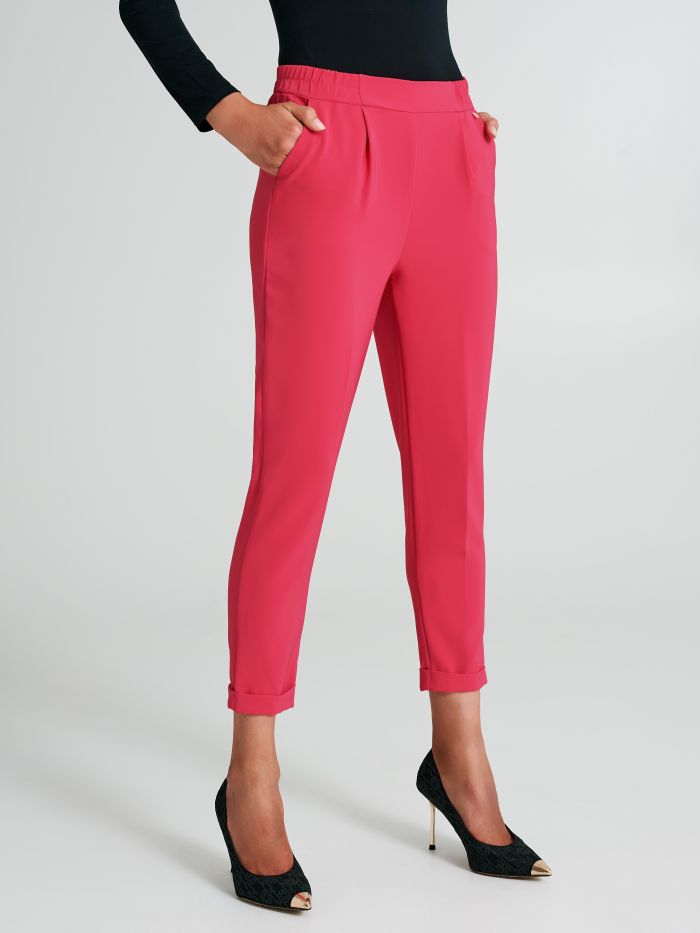 Joggers with smock stitch  Rinascimento