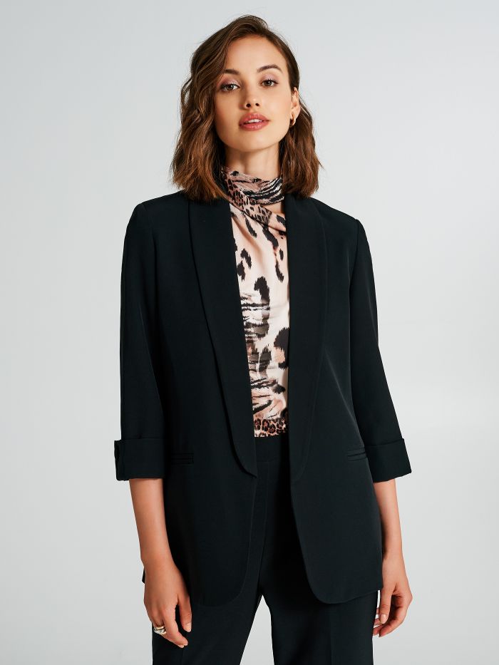 Veste sans boutonnage en tissu technique  Rinascimento