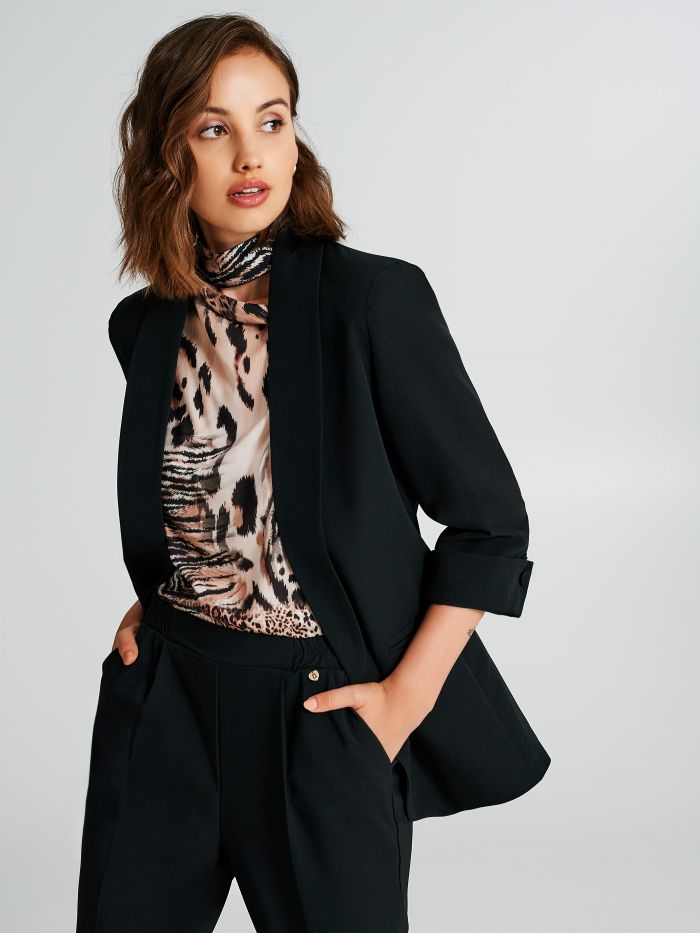 Veste sans boutonnage en tissu technique  Rinascimento