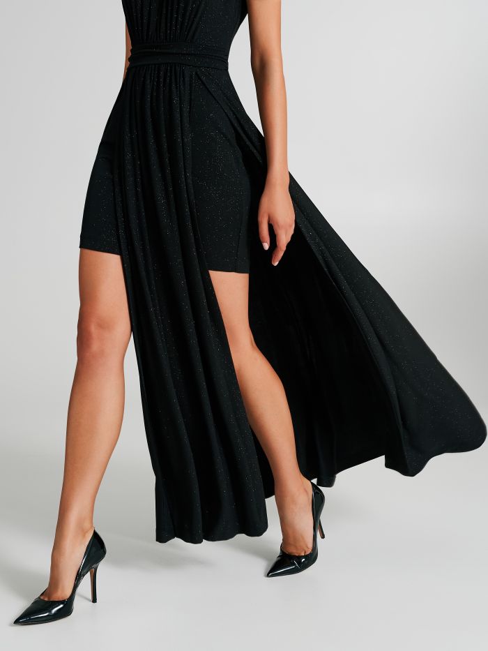 Glittery dress with panel  Rinascimento