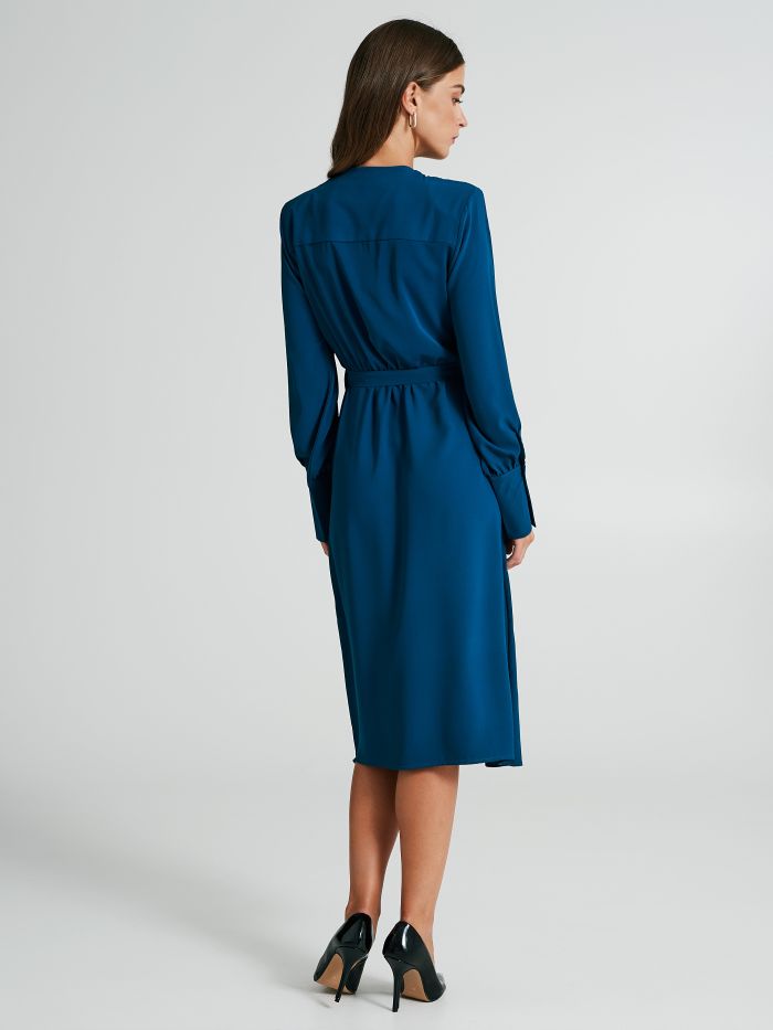 Knee-length dress with tassels  Rinascimento