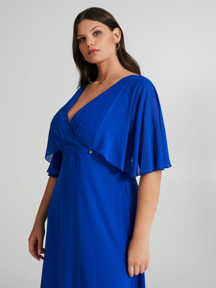 Curvy Georgette Empire-Waist Dress   Rinascimento
