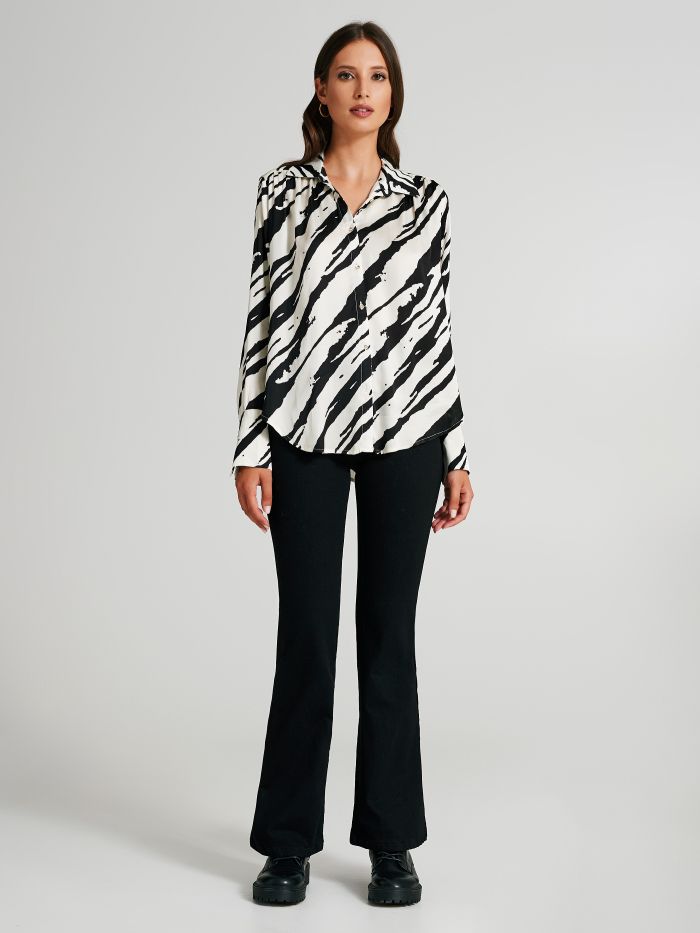 Zebra-print shirt  Rinascimento