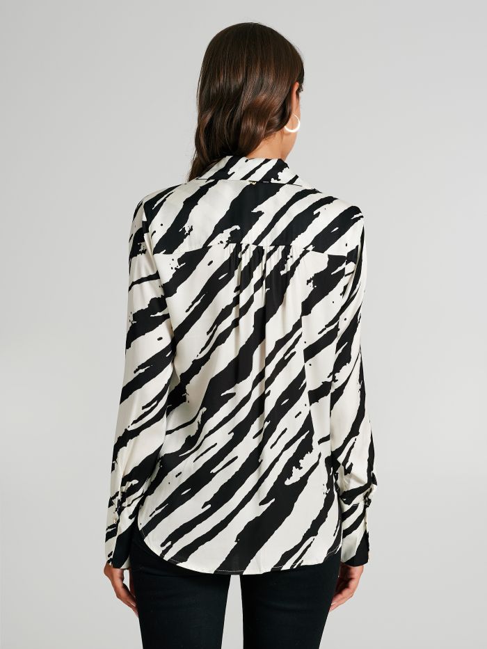 Zebra-print shirt  Rinascimento