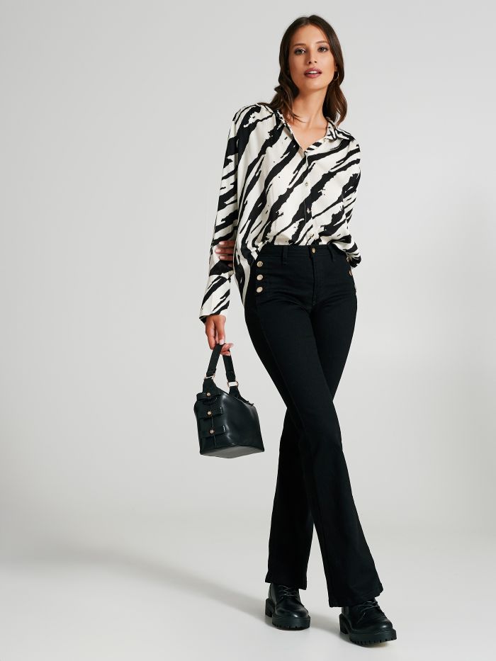 Zebra-print shirt  Rinascimento