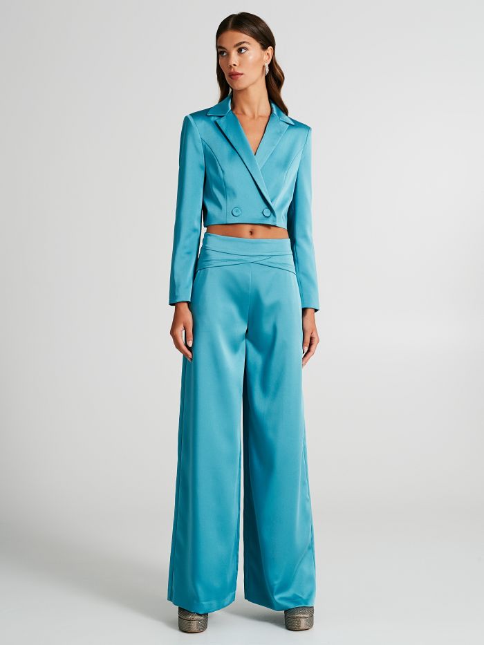 Two-Button cropped jacket  Rinascimento