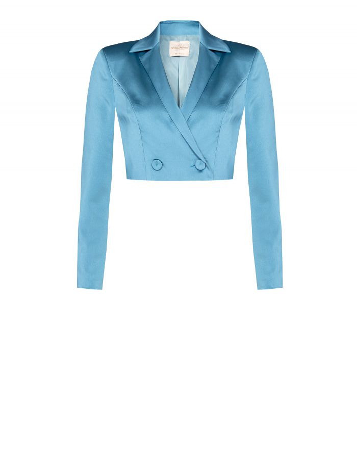 Two-Button cropped jacket  Rinascimento