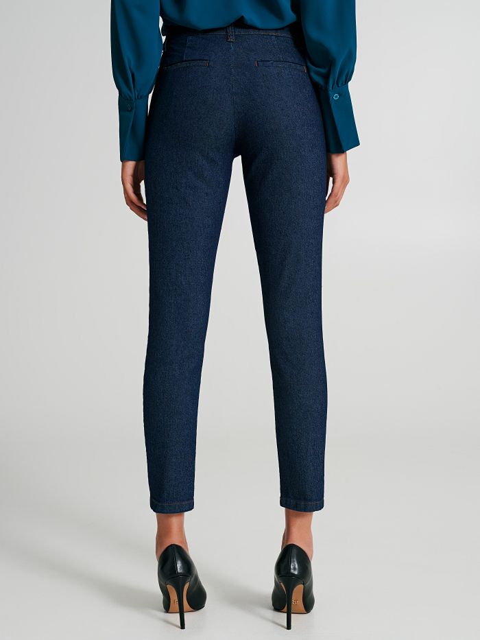 Jeans skinny elasticizzato con impunture  Rinascimento