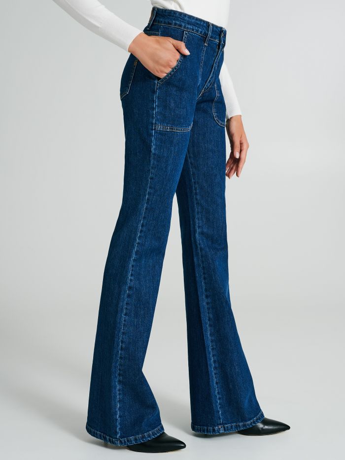 Jeans palazzo con tasconi  Rinascimento