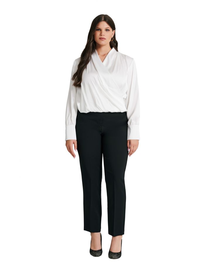 Pantaloni Curvy con punto smoke  Rinascimento