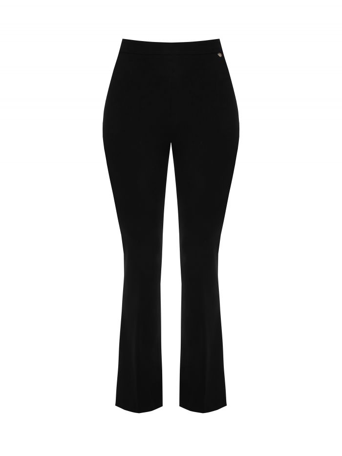 Curvy-Schlaghose aus Punto Milano  Rinascimento
