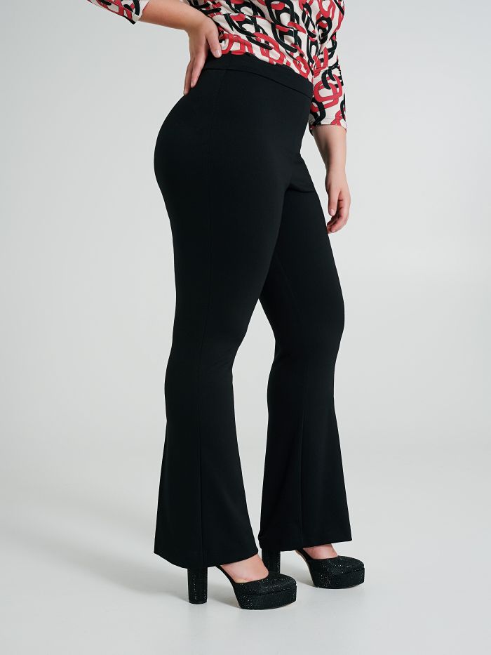 Curvy-Schlaghose aus Punto Milano  Rinascimento