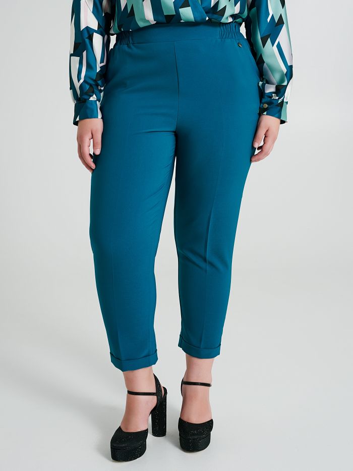 Pantaloni Curvy jogging in tessuto tecnico  Rinascimento