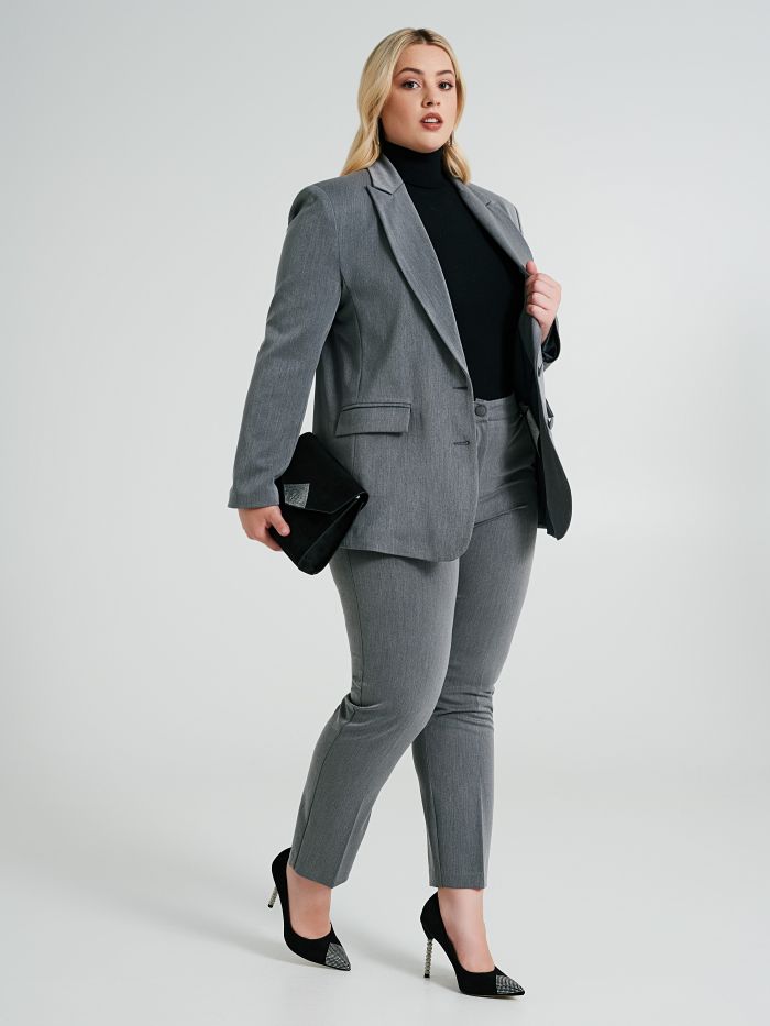 Giacca Curvy a due bottoni in fresco lana  Rinascimento