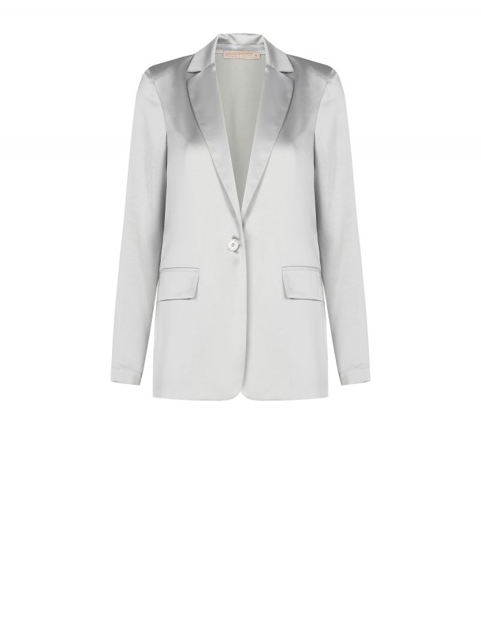 Giacca blazer oversize in raso  Rinascimento