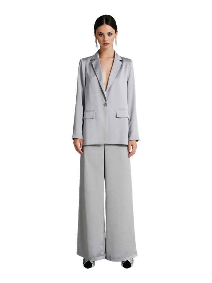 Giacca blazer oversize in raso  Rinascimento