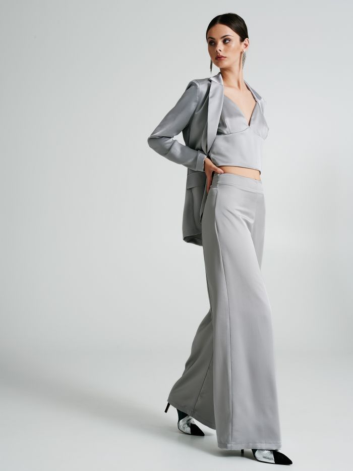 Giacca blazer oversize in raso  Rinascimento