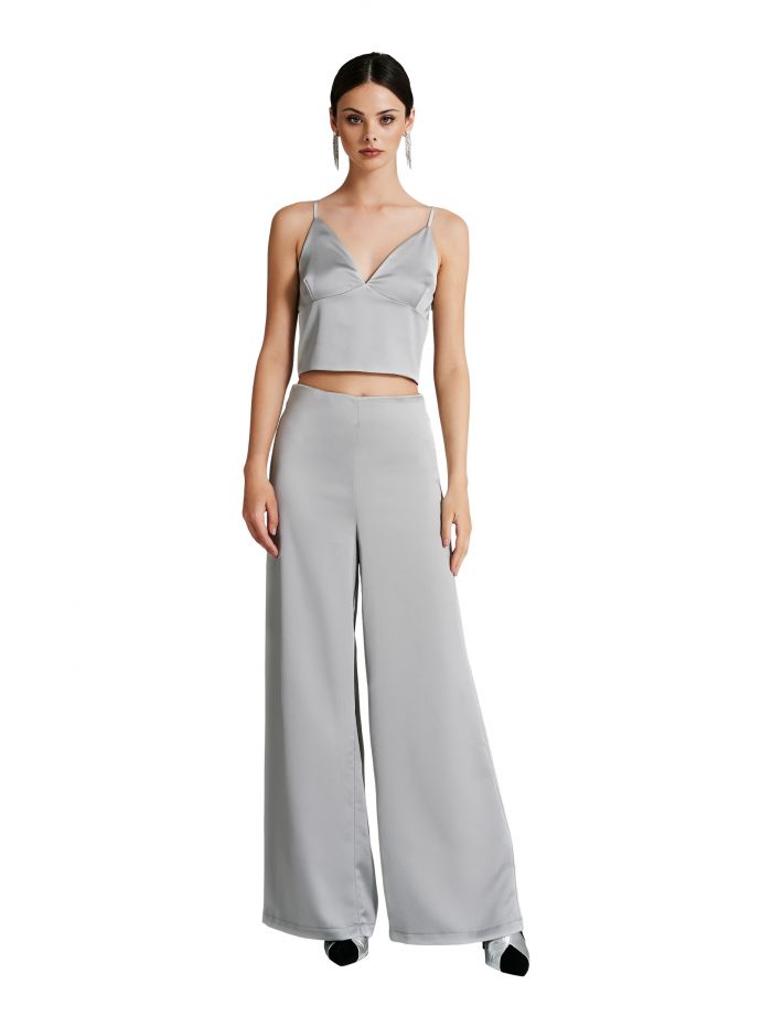 Crop top en satin  Rinascimento