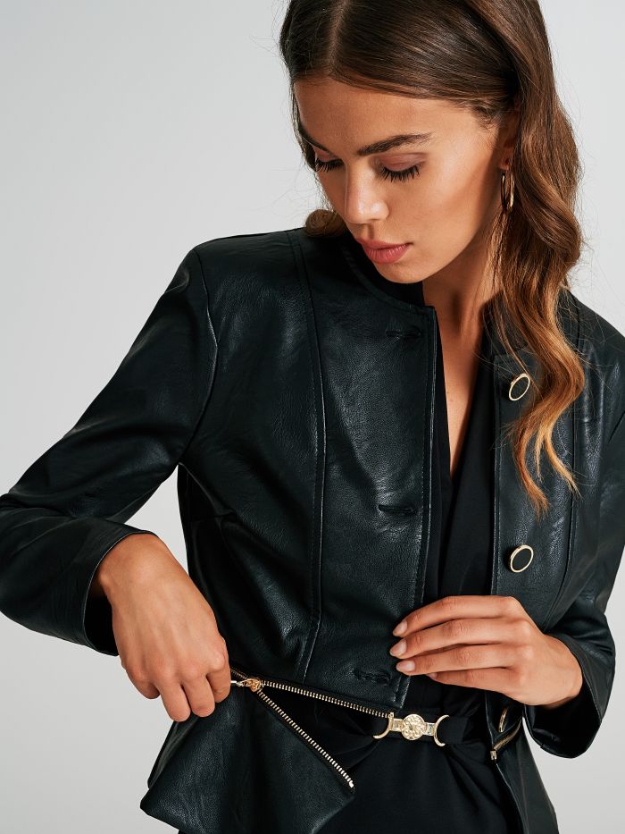 Blouson en simili cuir  Rinascimento