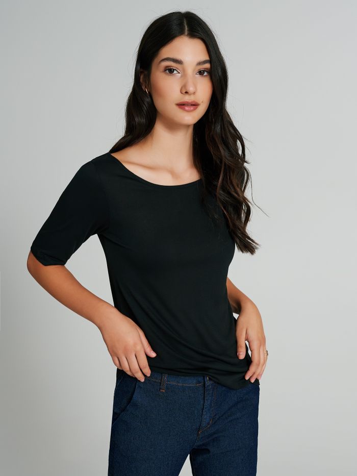 100% ECOVERO® viscose T-shirt  Rinascimento