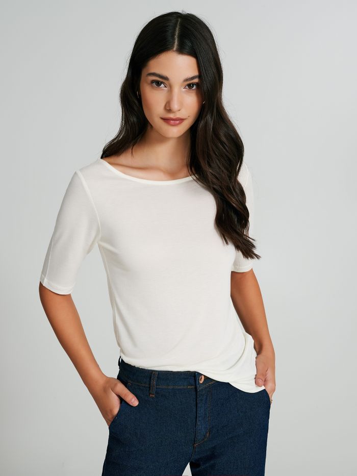 T-shirt 100 % viscose ECOVERO®  Rinascimento