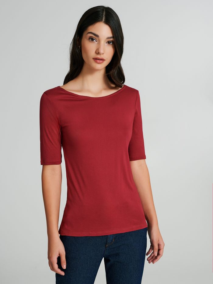100% ECOVERO® viscose T-shirt  Rinascimento
