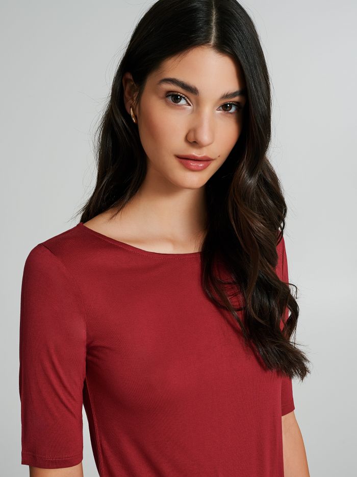 100% ECOVERO® viscose T-shirt  Rinascimento