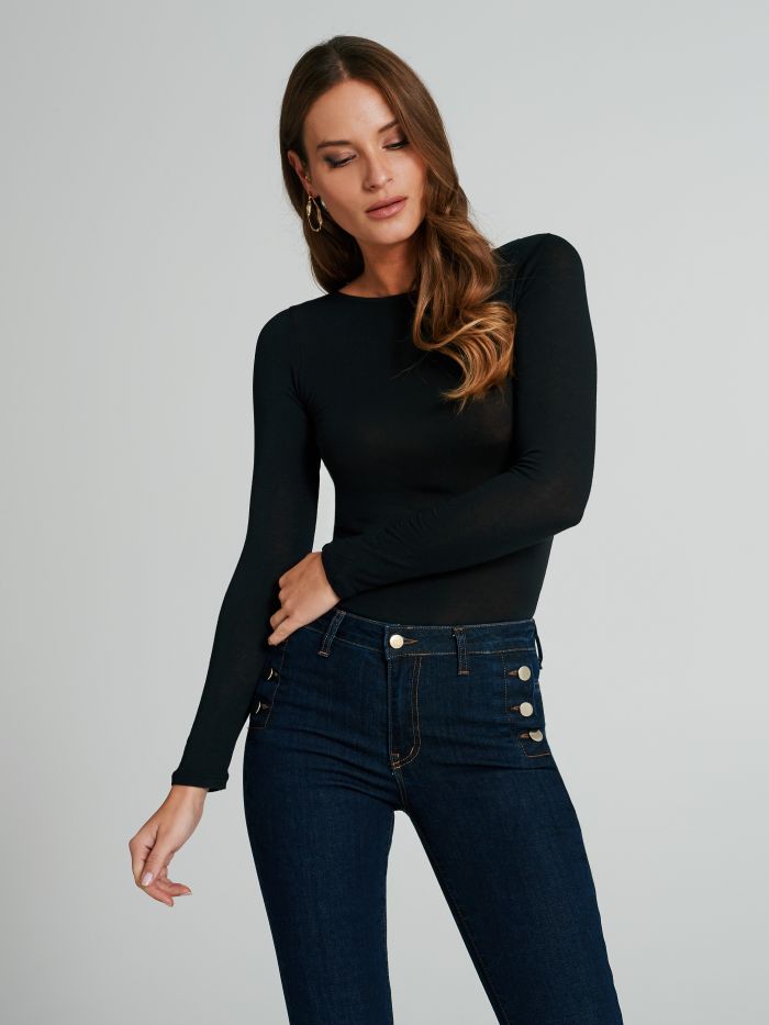 Cashmere-blend knitted top  Rinascimento