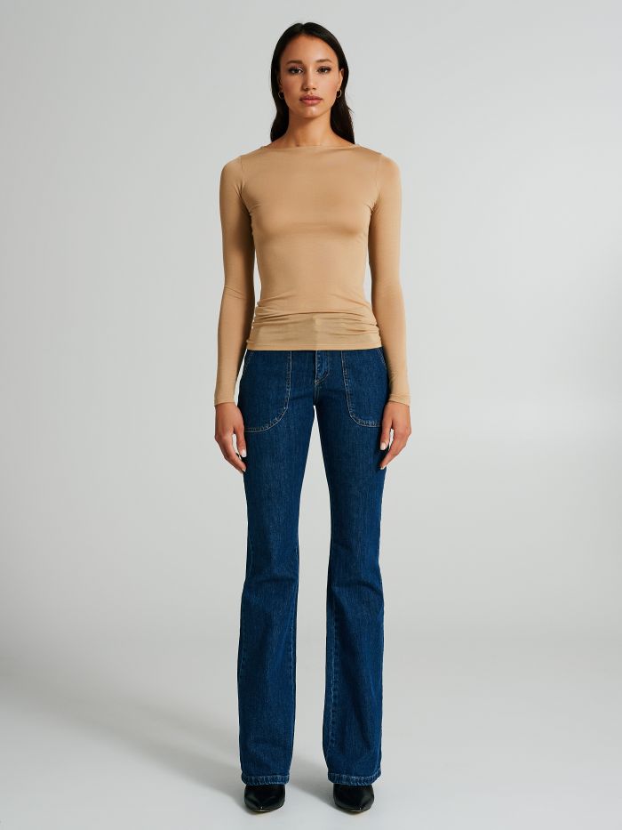 Cashmere-blend knitted top  Rinascimento