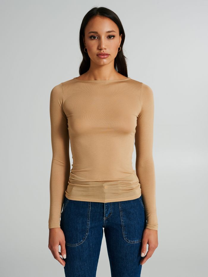 Cashmere-blend knitted top  Rinascimento