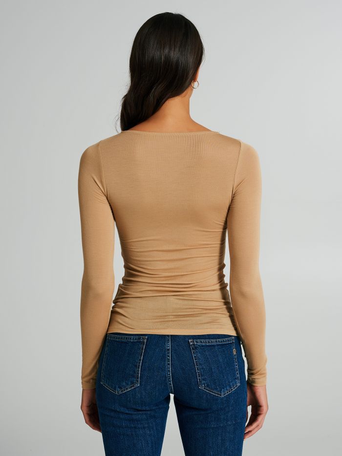 Cashmere-blend knitted top  Rinascimento
