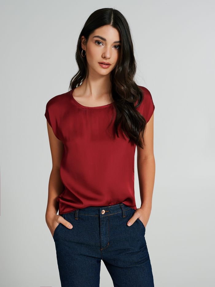 Blusa 100% viscosa ECOVERO®  Rinascimento