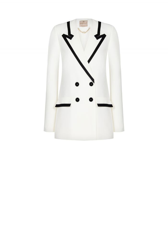 Veste croisée à revers bicolore  Rinascimento