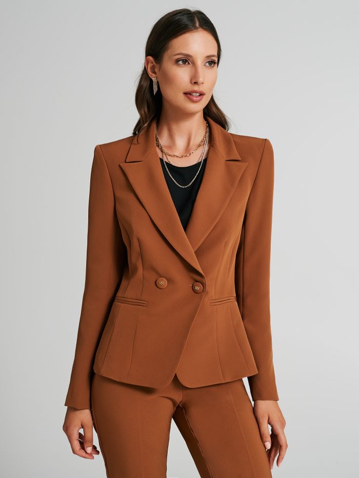 Two-button jacket in technical fabric  Rinascimento