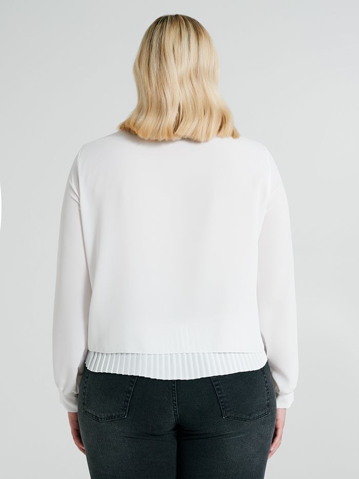 Blusa Curvy con plissè  Rinascimento