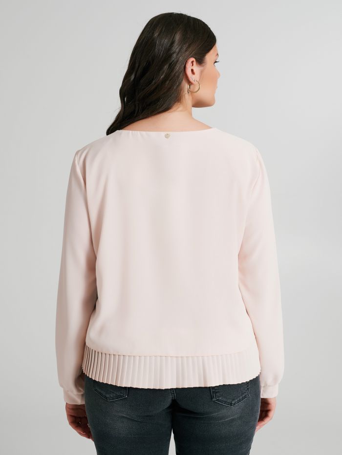 Blusa Curvy con plissè  Rinascimento