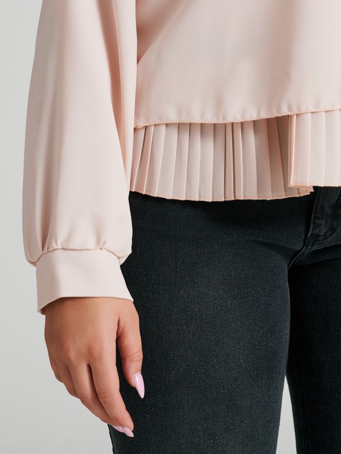 Blusa Curvy con plissè  Rinascimento