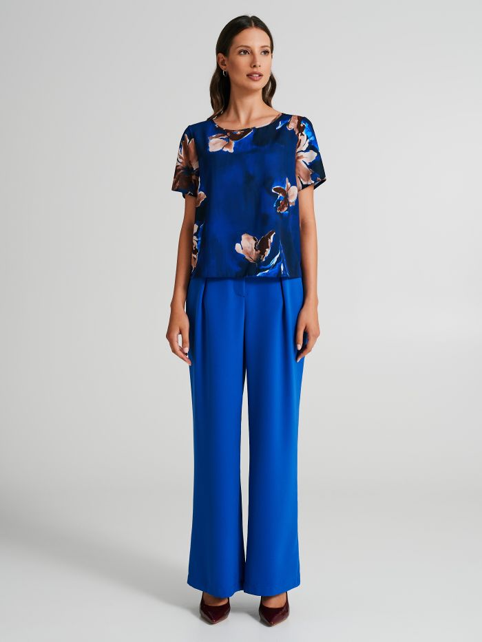 Blouse motif fleuri  Rinascimento