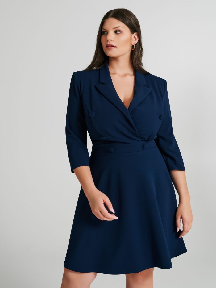 Abito Curvy giacca doppiopetto  Rinascimento