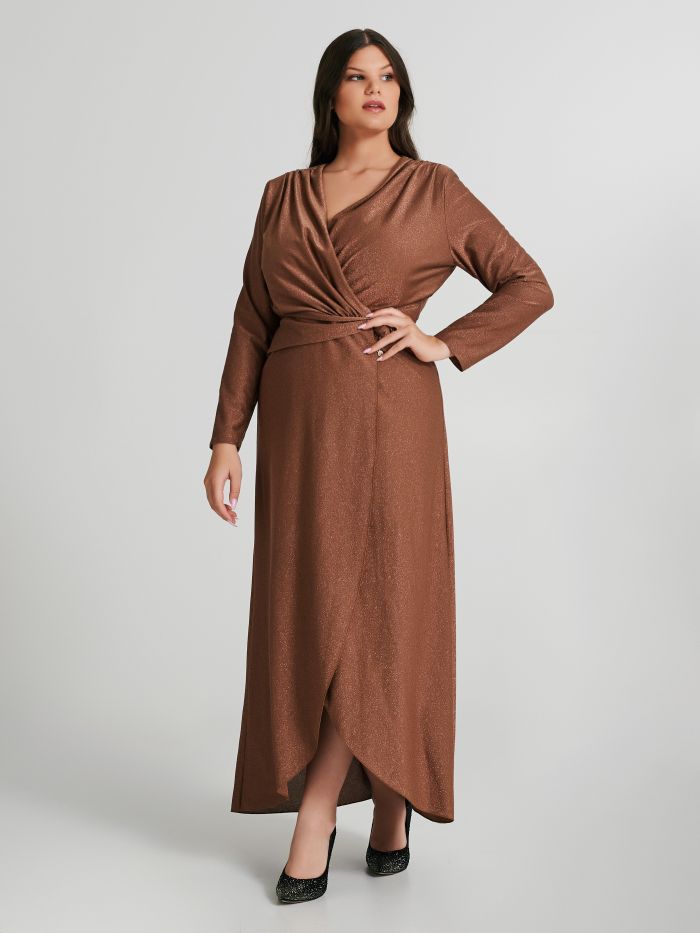 Abito Curvy impero lurex  Rinascimento
