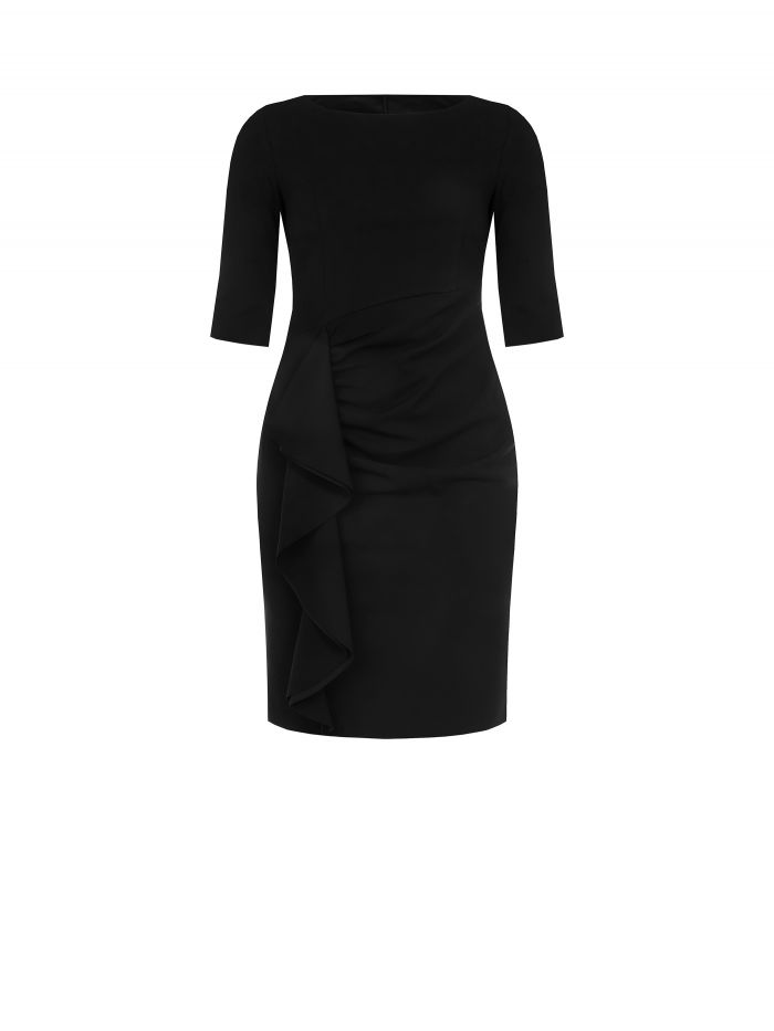 Curvy sheath dress with gathered detail  Rinascimento