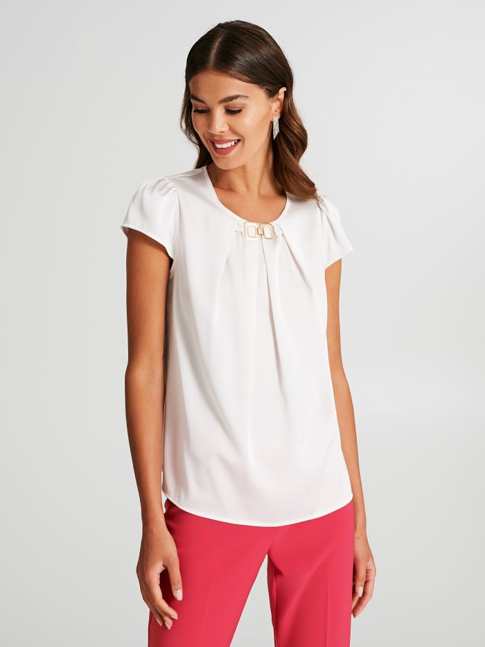 Blouse ample avec détail bijou  Rinascimento