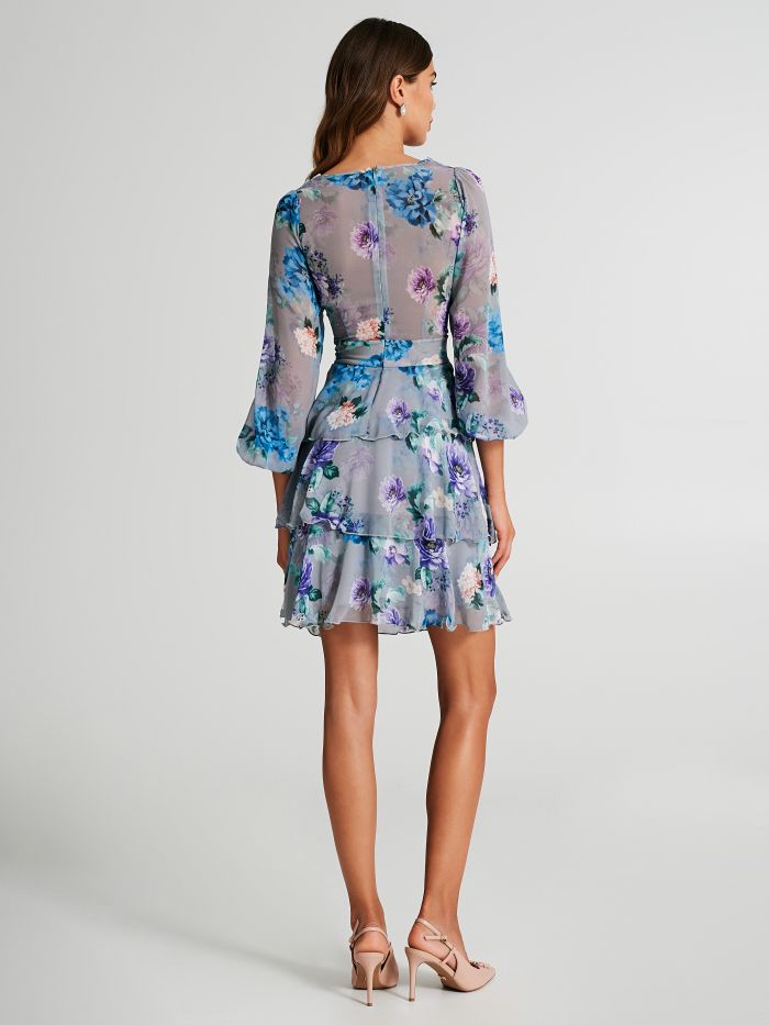 Flouncy floral print dress  Rinascimento