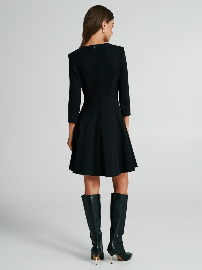 A-line dress with zip   Rinascimento