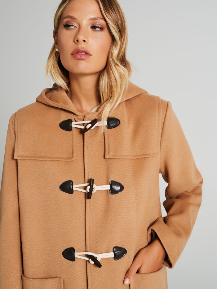 Women's plus on sale size toggle coat