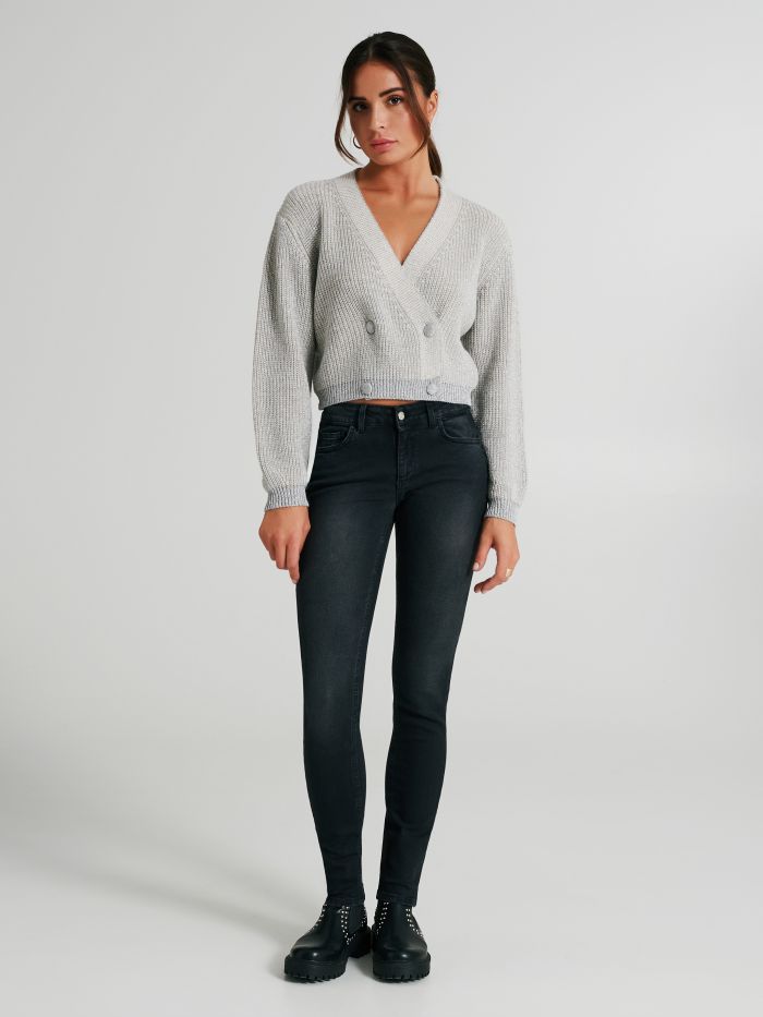 Jeans skinny con tasca strass  Rinascimento