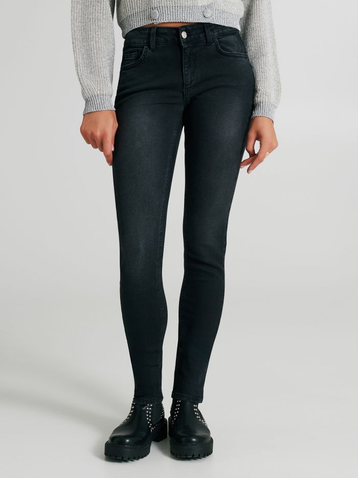 Jeans skinny con tasca strass  Rinascimento