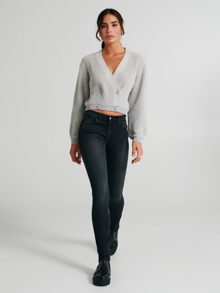Jeans skinny con tasca strass  Rinascimento