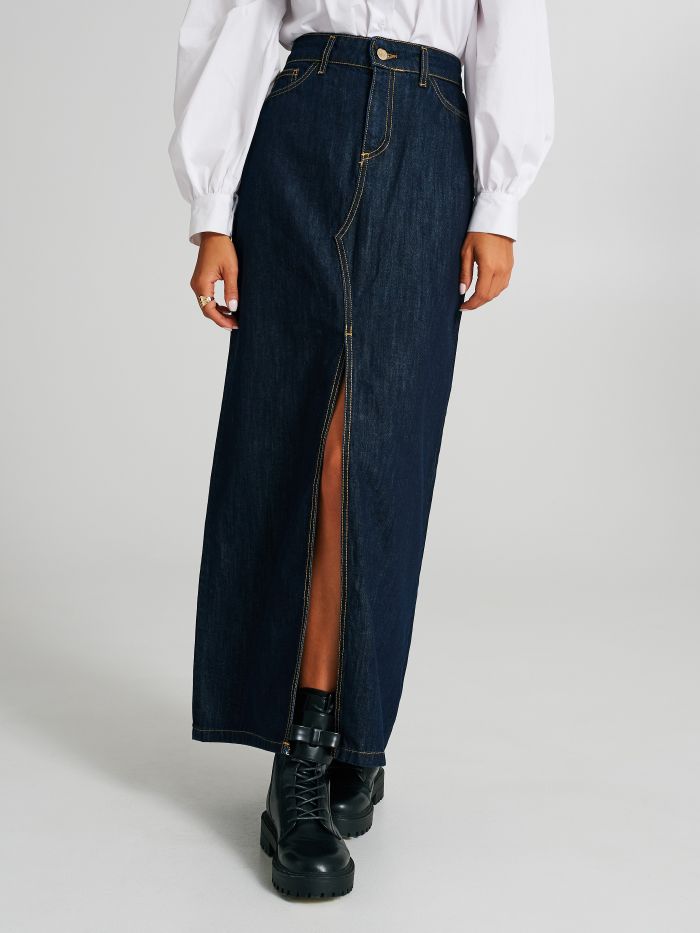 Gonna tubino in jeans  Rinascimento