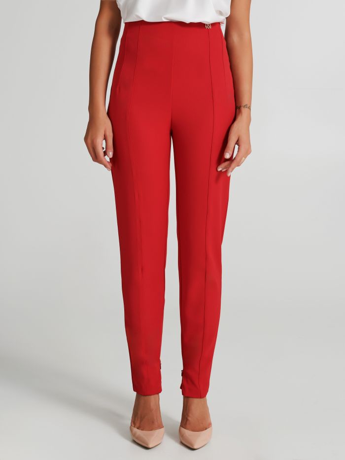 Pantaloni skinny in tessuto tecnico spinato   Rinascimento